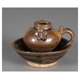 Chinese Song Style Stoneware Porcelain Waterpot