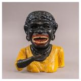 Vintage Cast Iron John Harper & Co Dinah Coin Bank