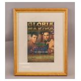 1996 Chavez vs De La Hoya Framed Poster