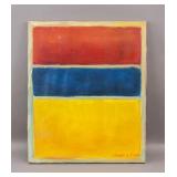 American Oil on Canvas Signed Mark Rothko
