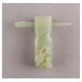Chinese Light Green Jade Hairpin