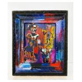 Acrylic on Canvas Signed Jean-Michel Basquiat 