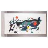 Spanish Oil on Canvas Signed Joan Miro