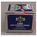 1991 Upper Deck High Number Series Football Cards