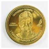 2002 Chris Pronger Olympic Team Canadian Coin