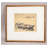 Etching on Paper Signed Lawrence N. Scammon 21/50