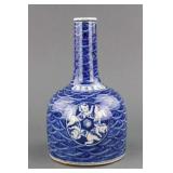 Chinese Blue & White Porcelain Vase Jiajing Mark