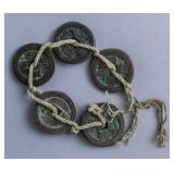 Antique Qing Era Coins Lucky Set 5pc
