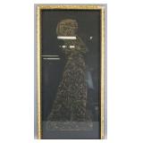 Gold Gilt Litho Margaret Bernard Peyton 