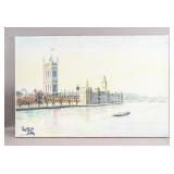 OOC Sgd Winston Churchill Galerie Mathias Fels