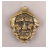 Vintage Canadian Cast Bronze NFLD Ashtray