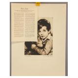 Etching on Paper Sympathy Signed J. Knowles Hare