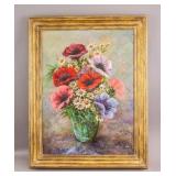 American Oil on Canvas Signed Pan Morf