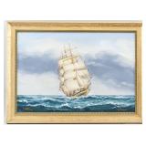 American Acrylic on Canvas Signed Hindstrom