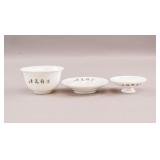 Chinese White Porcelain Floral Tea Set