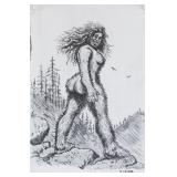 American Pencil on Paper Signed Robert Crumb
