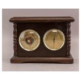 Japanese Vintage Wooden Desktop Weather Station