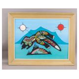 Canadian Acrylic on Canvas Signed Noel Ducharme