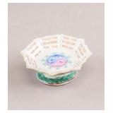 Chinese Octagonal Porcelain Plate w/ Tongzhi Mark