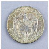 1966 Panama Half Balboa Coin
