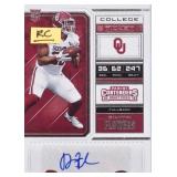 2018 Panini Contenders Dimitri Flowers Signed Card