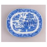 Chinese Blue & White Porcelain Plate