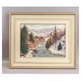 Oil on Canvas Signed Thomas Albert Stone