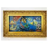 OOC Signed Marc Chagall Galerie Kolbert Le Studio