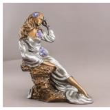 Vintage Cast Plaster Sculpture Signed Alice Heath