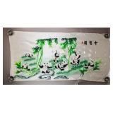 Chinese Embroidery on Silk Pandas