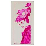 Mixed Media on Paper Signed Kazuo Kamimura