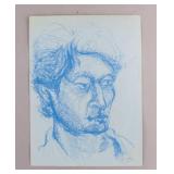 Canadian Charcoal on Paper Attr. Clarence Gagnon