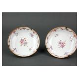 Chinese Export Famille Rose Porcelain Plates 2pc