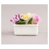 UK Crown Staffordshire Bone China Flower Basket