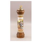 Vintage Wood Carved Capodimonte Salt Shaker