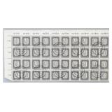 1950s German 20 Pfennig Stamp Sheet