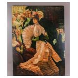 Oil on Canvas Signed Foster James Tissot Style