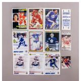 1990s Vintage NHL Hockey Cards & Game Ticket