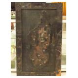 Antique Wood Carved Map of Madagascar