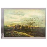 Canadian Oil on Canvas Signed Bou Varde