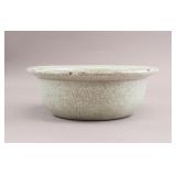 Chinese Large Porcelain Crackle Bowl Qing Era
