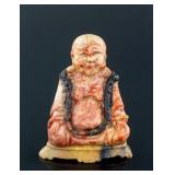 Chinese Shoushan Stone Carved Buddha Sculpture