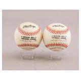 Rare Jim Rooker & Roger Craig Signed Baseballs 2pc