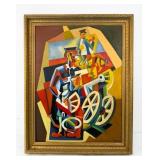 OOC Signed Fortunato Depero Lamela Verde Galleira