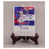 2018 Josh Allen Rookie Facsimile Auto Card