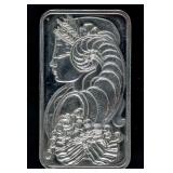 1oz PAMP 45th Anniversary Lady Fortuna Silver Bar
