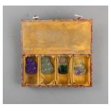 Chinese Old Jade Pendants Rare Collection w/ Box