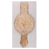 Chinese Han-style Red Jade Dragon Ceremony Cymbal