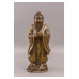 Chinese Shoushan Stone Carved Confucius