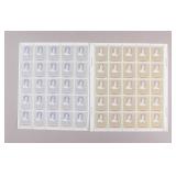1973 Canada Queen Elizabeth II Stamp Sheets 2pc